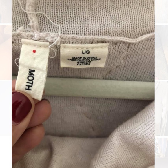 Moth Cow Neck Sweater ❤️ - Picture 3 of 4